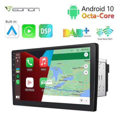 10 1 Double Din 8Core Android Car Stereo Radio Head Unit GPS Navi