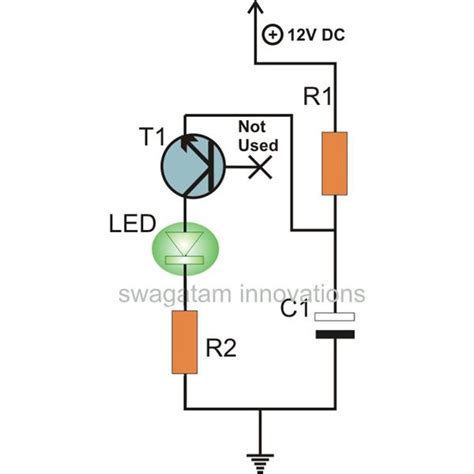 Hobby Electronic Circuits: Single Transistor LED Flasher