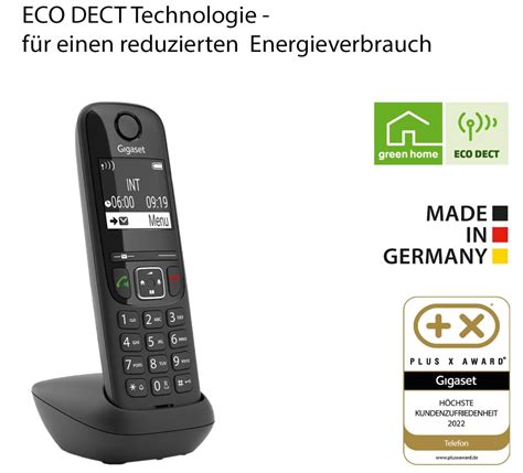 Gigaset AS690 Duo 2 Schnurlose Telefone Mit Anrufbeantworter T189 2D