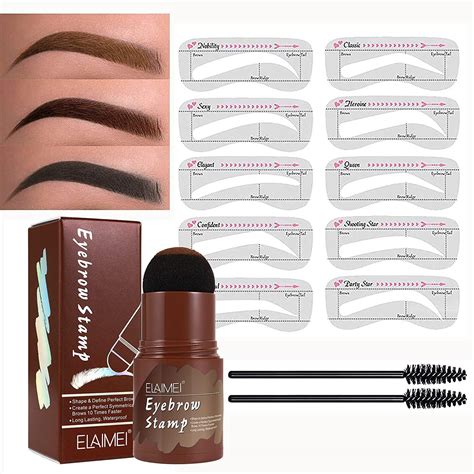 Amazon One Step Eyebrow Stamp And Professional Eyebrow Stencil