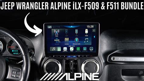 Jeep Wrangler Jk Alpine Ilx F509 F511 Plug And Play Kit Installation I