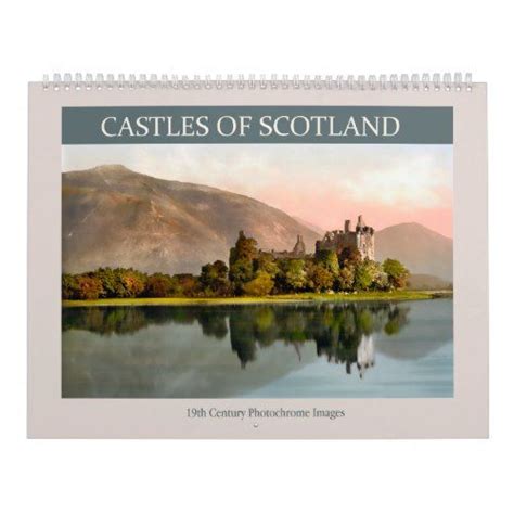 Castles of Scotland 2018 Calendar Photo Calendar, 2021 Calendar, Wall ...