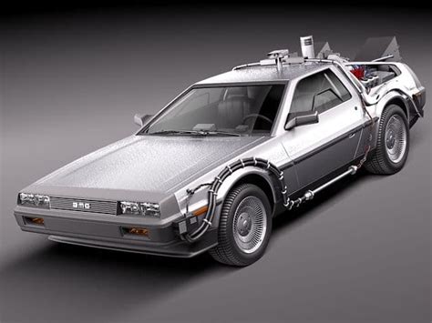 Delorean Dmc 12 Back To The Future 2 3d Model By Squir