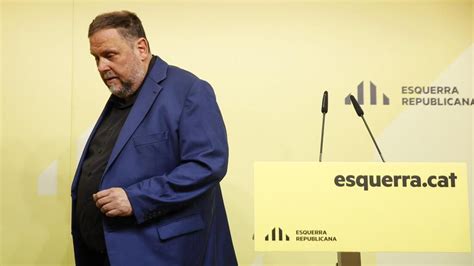 Oriol Junqueras Formaliza Su Renuncia A La Presidencia De Erc Onda Vasca