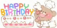 Happy Birthday Bear GIF - Happy Birthday Bear - Discover & Share GIFs