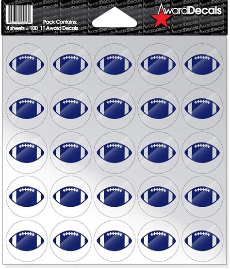 Amazon.com: Award Decals Football Helmet Award Decals (100 Stickers ...