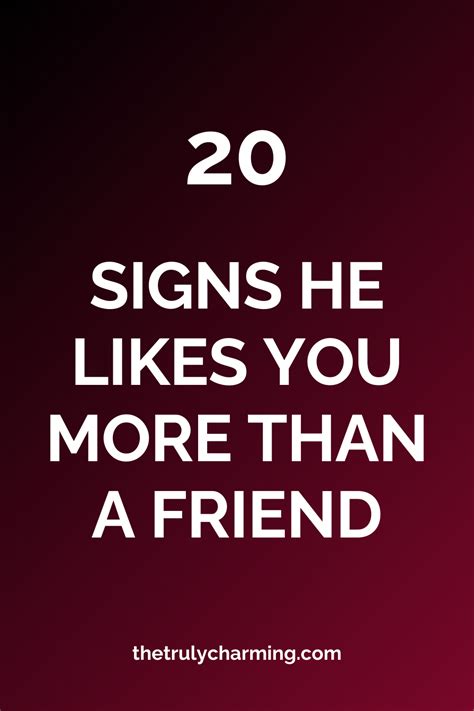 20 Clear Signs He Likes You More Than A Friend And What To Do In 2024