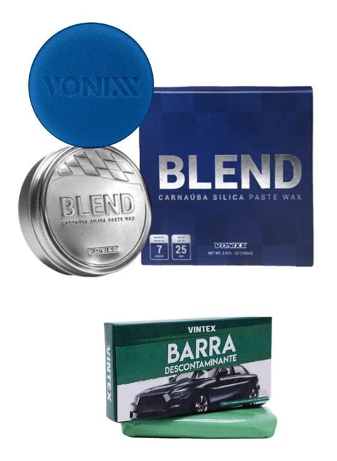 Cera Vonixx Vitrifica O Automotiva Blend Claybar Vbar G