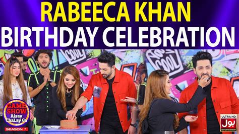 Rabeeca Khan Birthday Celebration In Game Show Rabeeca Khan Gossip