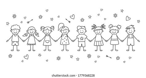 Kids Holding Hands Clipart Photos, Images and Pictures