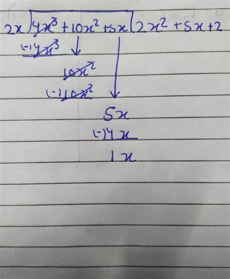 41 Divide 4x³ 10x² 5x by 2x Brainly in