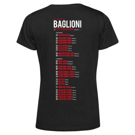 Baglioni T Shirt Donna Atuttocuore Nera