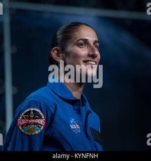 Nasa Astronaut Candidate Jasmin Moghbeli In Front Of A T Trainer