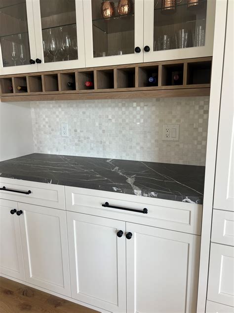 Chevron Pattern Backsplash Touchdown Tile