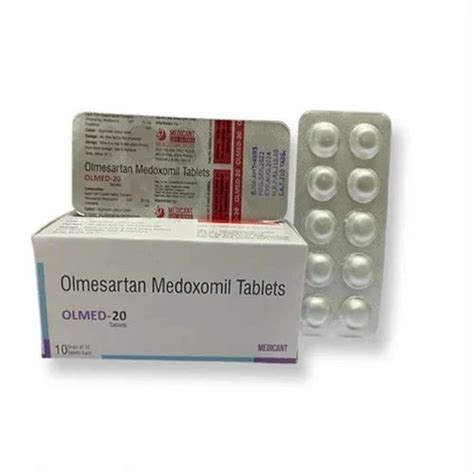 Olmed 20 Tabs Olmesartan Medoxomil Ip 20 Mg At Rs 88stripe Blood