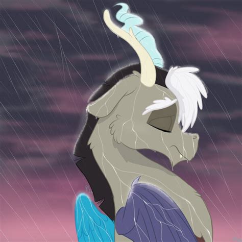 299943 Artist Dertaii Derpibooru Import Discord Rain Safe Solo