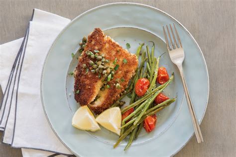 Crispy Grouper with Lemon-Caper Sauce