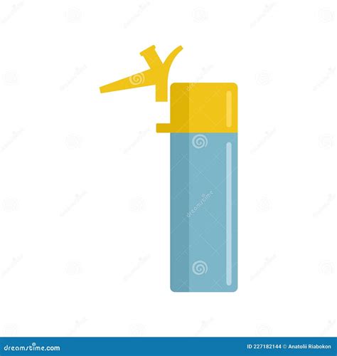 Carpenter Polyurethane Foam Icon Simple Style Vector Illustration