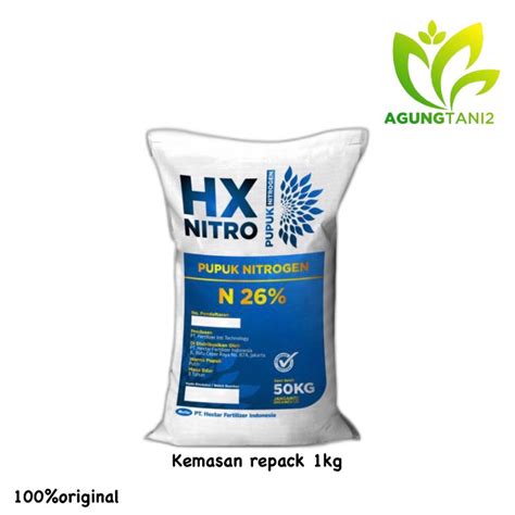 Jual HX NITRO PUPUK NITROGEN N 26 KEMASAN REPACK 1KG UREA NITREA