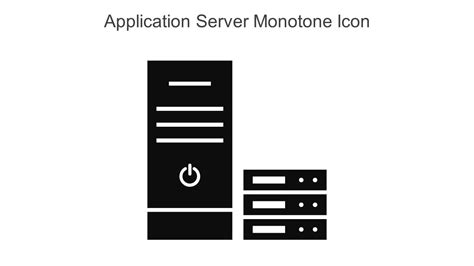 Application Server Monotone Icon In Powerpoint Pptx Png And Editable