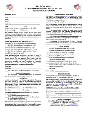 Fillable Online Updated Mid Year Registration Form C Ymcdn