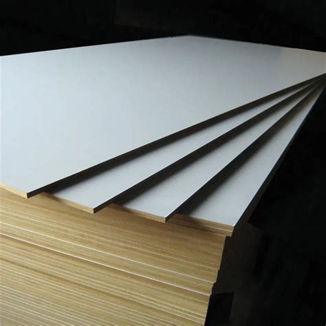 Mm Laminated White Mdf Melamine Mdf Acrylic Mdf High Glossy