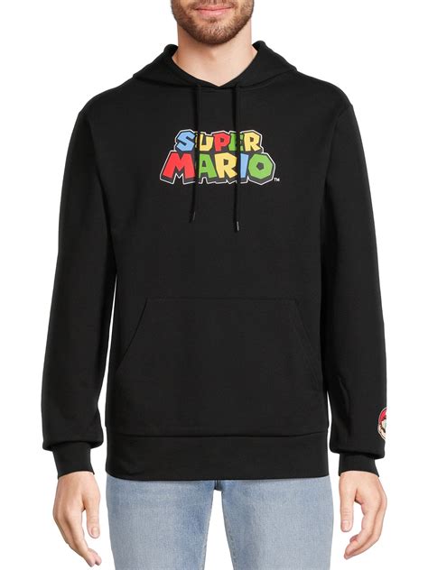 Nintendo Mens And Big Mens Super Mario Graphic Hoodie