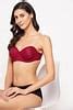 Buy Invisi Padded Underwired Full Cup Strapless Balconette Bra In