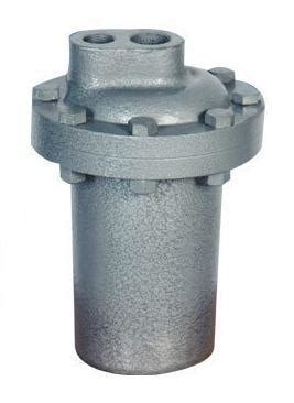 Cast Iron Inverted Bucket Type Steam Trap Screwed End Vertical At