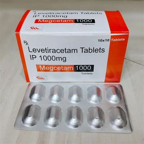 1000 Mg Levetiracetam Tablets IP Megma Health Care At Rs 3490 Box In