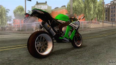 Kawasaki Ninja ZX 10R Ruff Ryder Para GTA San Andreas