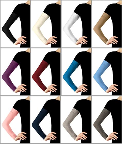 Wholesale 1 Dozen Cotton Arm Sleeves Long Stretchy Breathable Long Arm