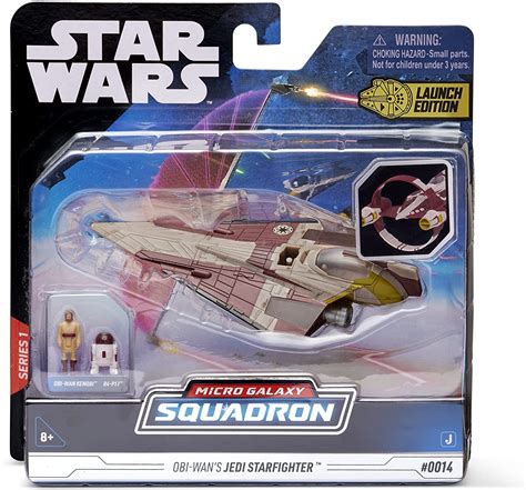 Star Wars Micro Galaxy Squadron Jedi Starfighter Obi Wan