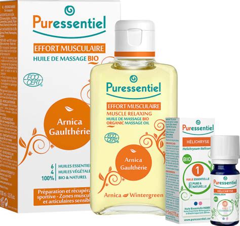 Puressentiel Coffret Effort Musculaire Huile Bio Arnica Gaulthérie