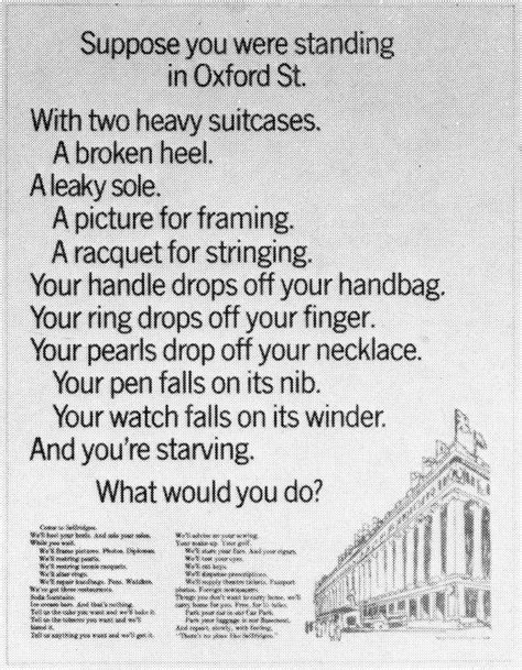 Suppose You Were Selfridges Cdp Charles Saatchi Ross Cramer P