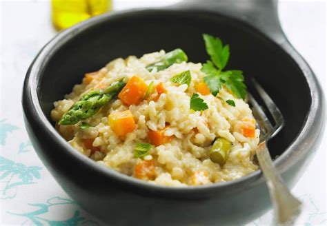 Risotto Traditionnel Risotto Parmesan Diner Batch Cooking Beignets