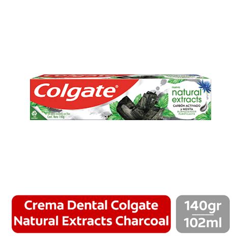 Crema Dental Colgate Natural Extracts Carbon Activado 140Gr