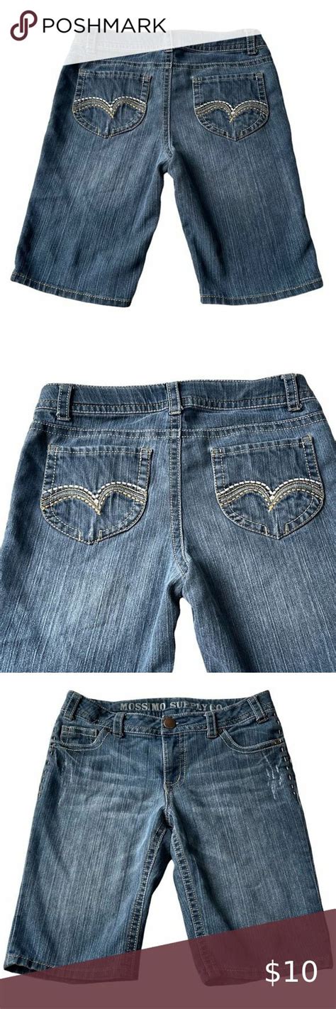 MOSSIMO Denim Bermuda Shorts Denim Bermuda Shorts Clothes Design Denim