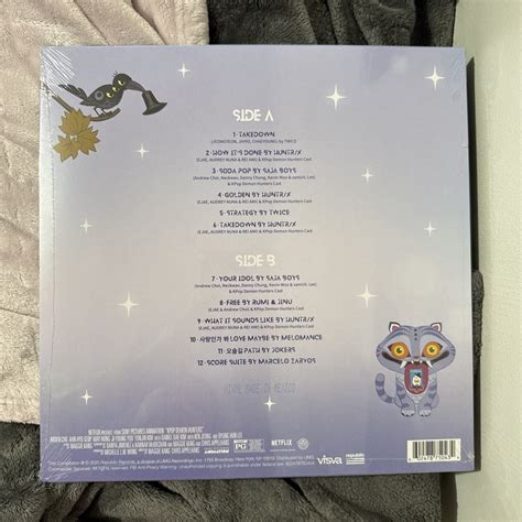 popsike.com - K-Pop Demon Hunters purple LP with poster and cards Vinyl