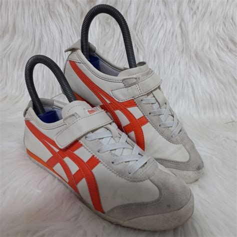 Sepatu Onitsuka Tiger Mexico 66 White Orange Size 335 Fesyen Pria