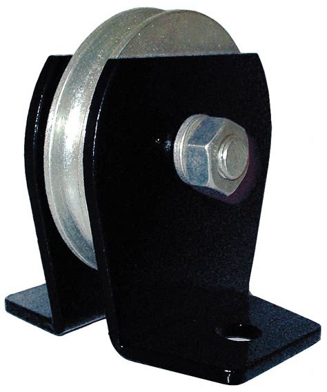 Pulley Block Flat Mount Designed For Wire Rope In Max Cable