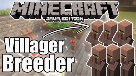 Minecraft 1 16 EASY VILLAGER BREEDER TUTORIAL Java Edition YouTube