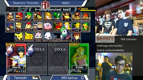 Tipperoni 5 Tanooki Marth Vs Srs Samus Docmarth Wbr1 Youtube