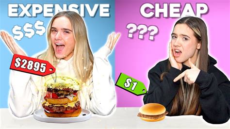 Guessing Cheap Vs Expensive Food Youtube