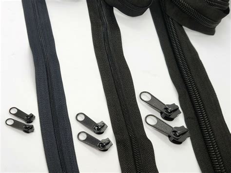 Continuous Zip Chain 3 5 Nylon Zipper Fastening 1 2 5 Or 10 Meters