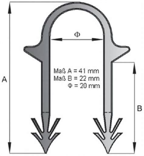 Tackernadeln F R Fu Bodenheizung Heizrohrhalter Magaziniert Bis Mm