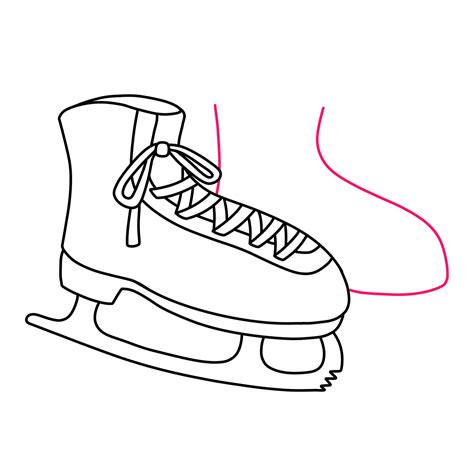 How To Draw Ice Skates Drawing With Dawn