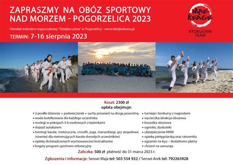 Oboz Sportowy Pogorzelica Mae Keage Kyokushin Team