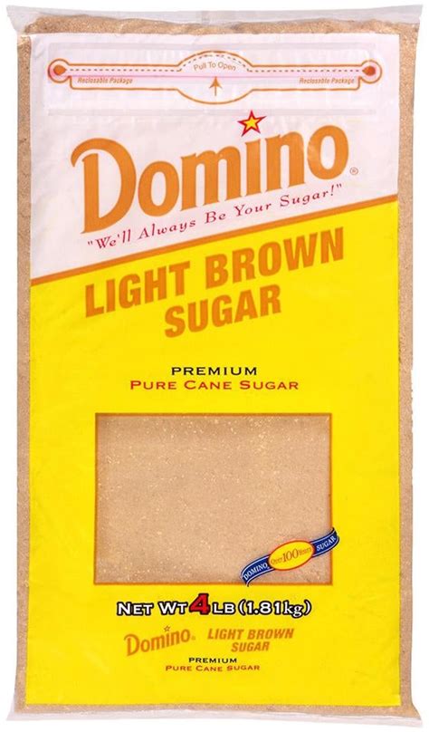 Domino Light Brown Sugar, 4 lbs — Goisco.com