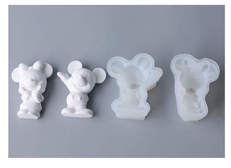 Small Mickey Mouse Resin Mold Disney Silicone Mold Minnie Etsy